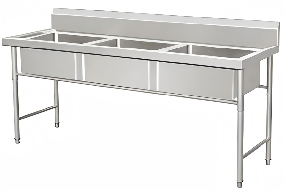 Three-compartment Sink