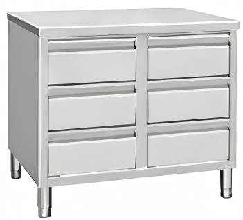 Six-drawer Table