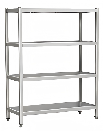 4-Tier Flat Shelf